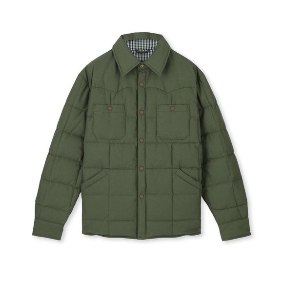 Fortela Green Down Shirt - Picture 1 of 4